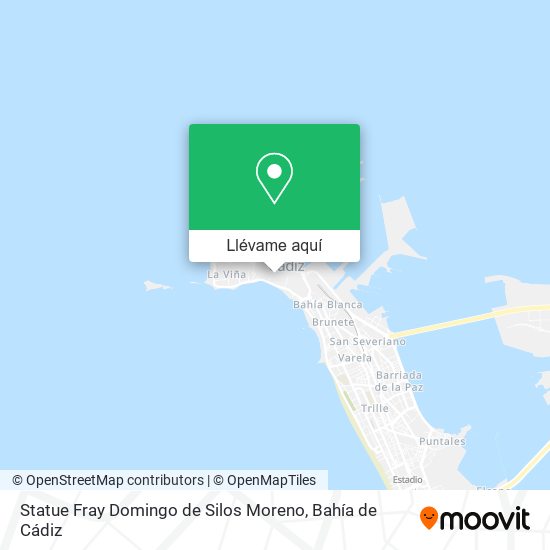 Mapa Statue Fray Domingo de Silos Moreno