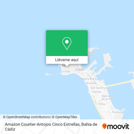 Mapa Amazon Counter-Antojos Cinco Estrellas