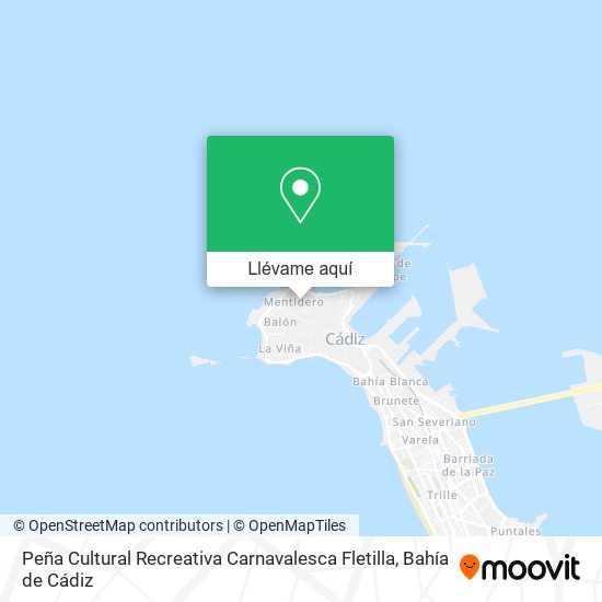 Mapa Peña Cultural Recreativa Carnavalesca Fletilla