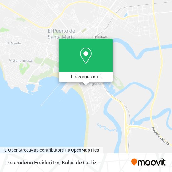 Mapa Pescadería Freiduri Pe