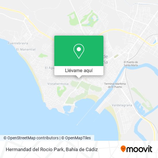 Mapa Hermandad del Rocío Park