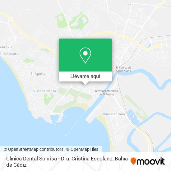Mapa Clínica Dental Sonrisa - Dra. Cristina Escolano