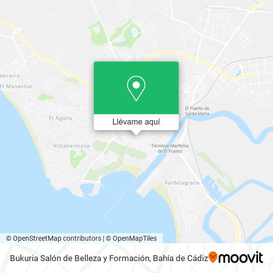 Mapa Bukuria Salón de Belleza y Formación