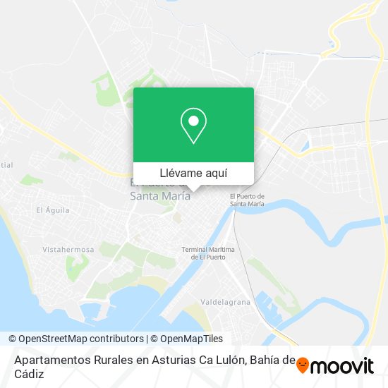 Mapa Apartamentos Rurales en Asturias Ca Lulón