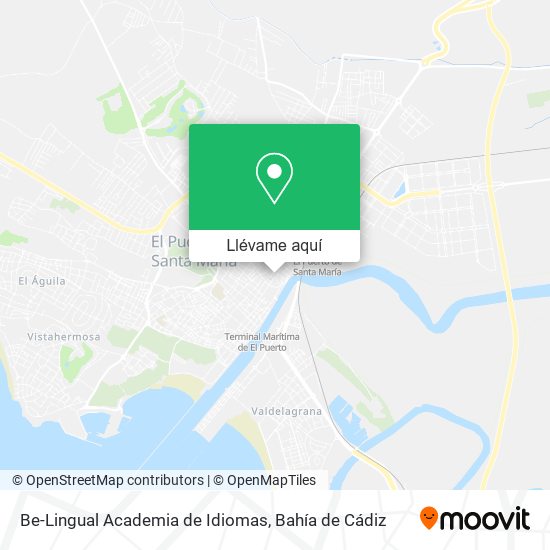 Mapa Be-Lingual Academia de Idiomas