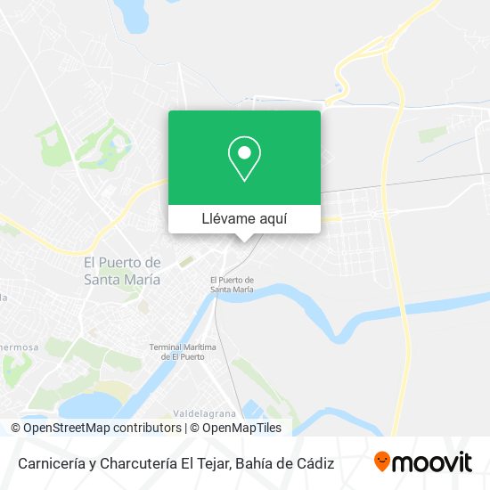 Mapa Carnicería y Charcutería El Tejar