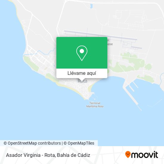 Mapa Asador Virginia - Rota