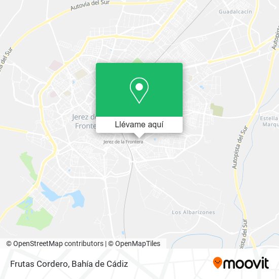 Mapa Frutas Cordero