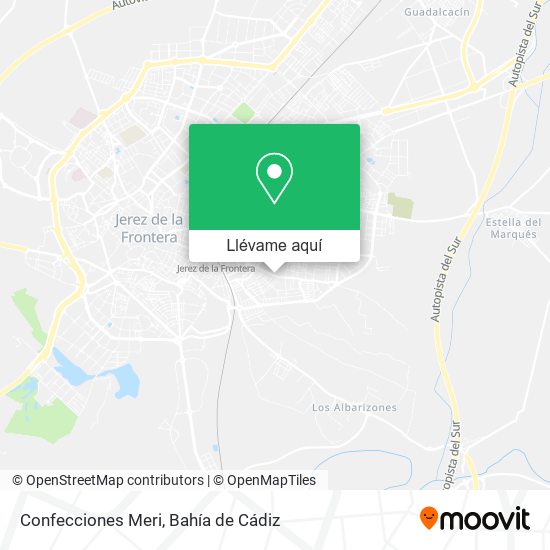 Mapa Confecciones Meri
