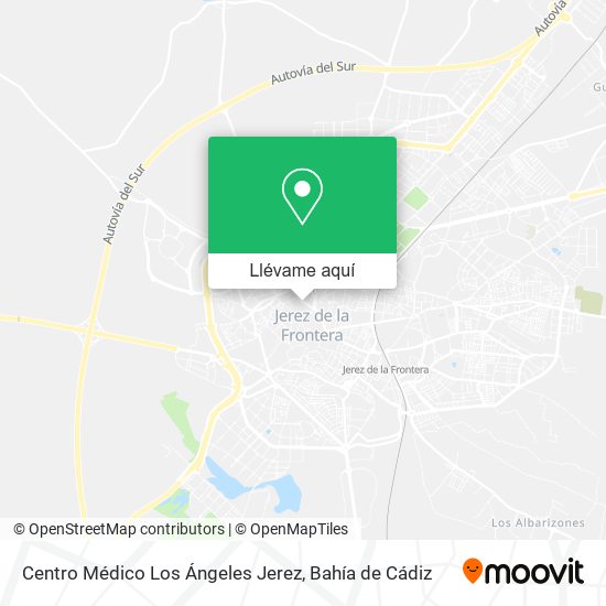 Mapa Centro Médico Los Ángeles Jerez