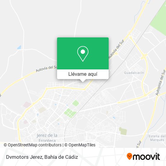 Mapa Dvmotors Jerez