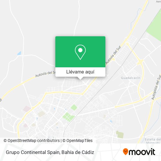 Mapa Grupo Continental Spain