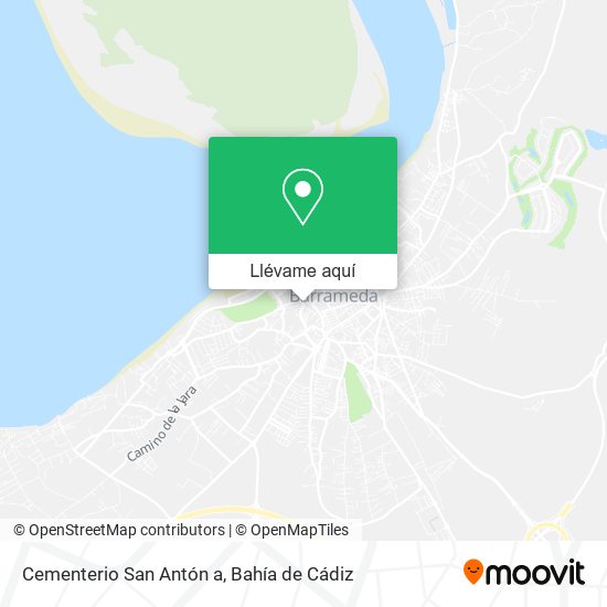 Mapa Cementerio San Antón a