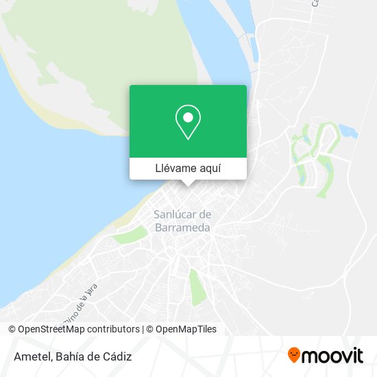 Mapa Ametel