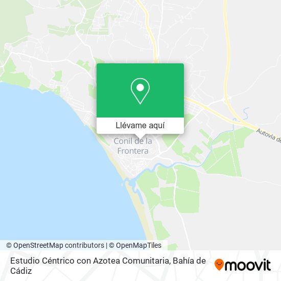 Mapa Estudio Céntrico con Azotea Comunitaria