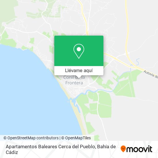 Mapa Apartamentos Baleares Cerca del Pueblo