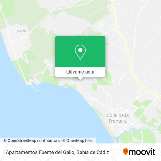 Mapa Apartamentos Fuente del Gallo