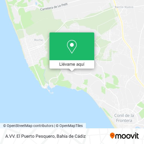 Mapa A.VV. El Puerto Pesquero