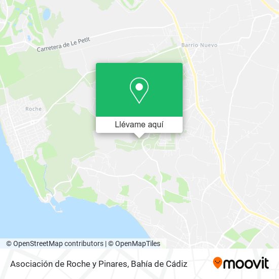Mapa Asociación de Roche y Pinares