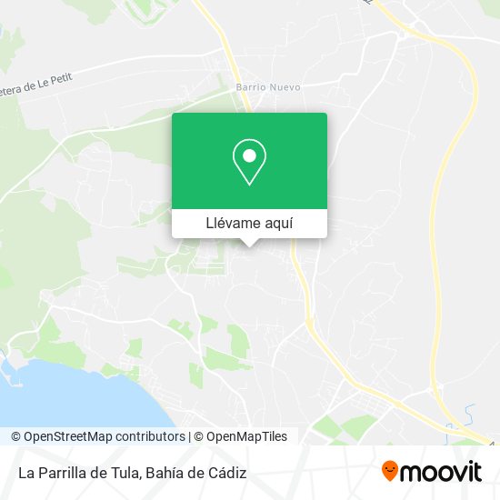 Mapa La Parrilla de Tula