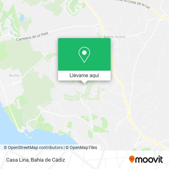 Mapa Casa Lina