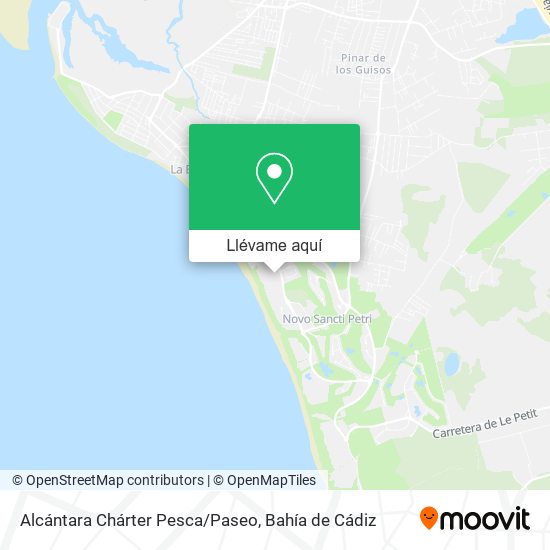 Mapa Alcántara Chárter Pesca/Paseo