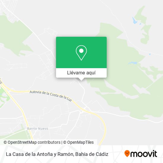 Mapa La Casa de la Antoña y Ramón
