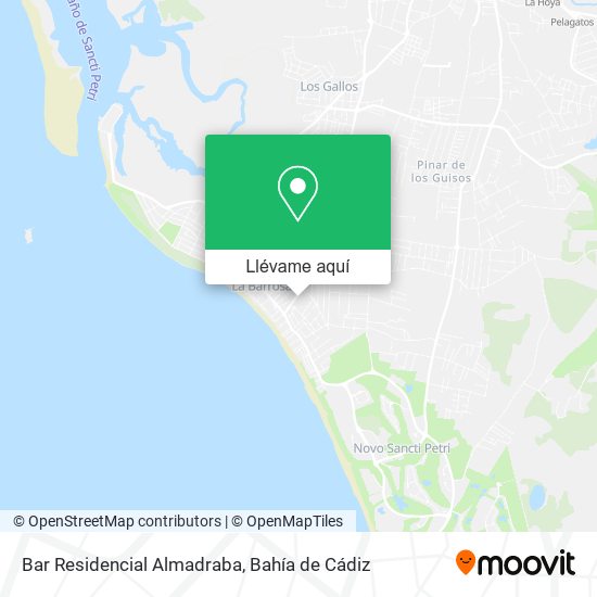 Mapa Bar Residencial Almadraba