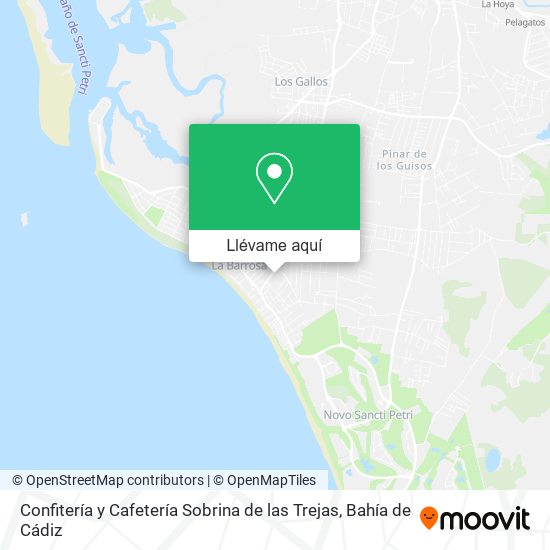 Mapa Confitería y Cafetería Sobrina de las Trejas
