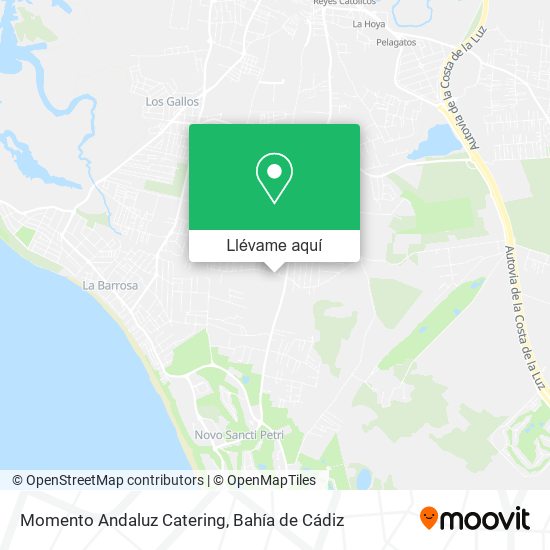Mapa Momento Andaluz Catering