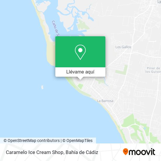 Mapa Caramelo Ice Cream Shop