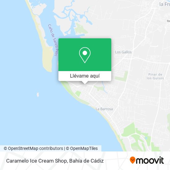 Mapa Caramelo Ice Cream Shop