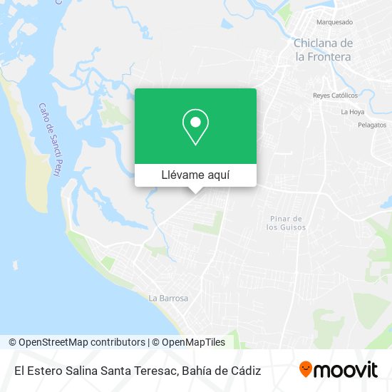 Mapa El Estero Salina Santa Teresac