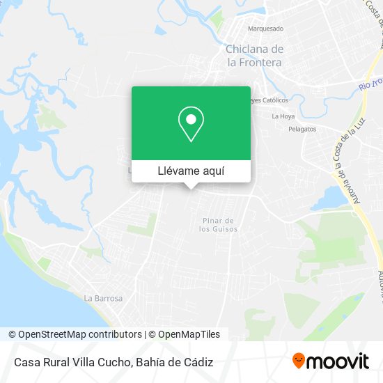 Mapa Casa Rural Villa Cucho