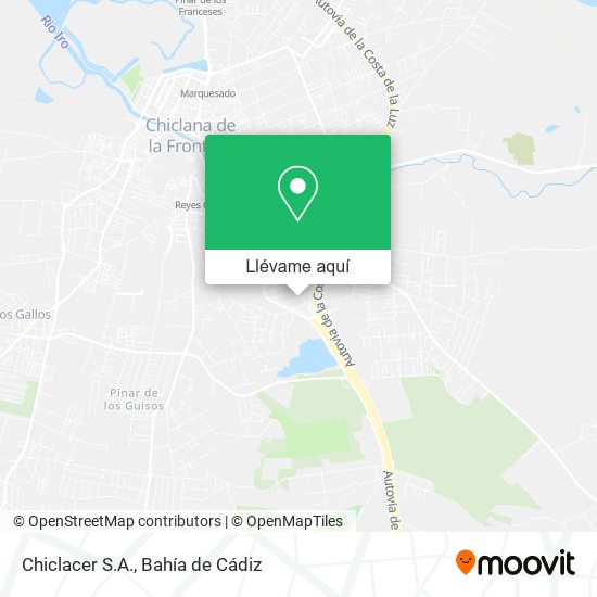 Mapa Chiclacer S.A.