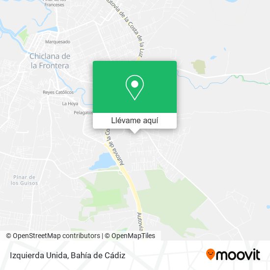 Mapa Izquierda Unida