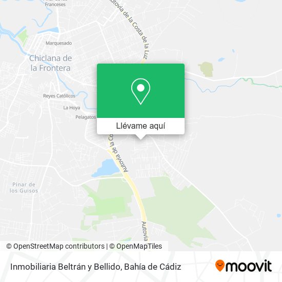 Mapa Inmobiliaria Beltrán y Bellido
