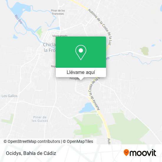Mapa Ocidys