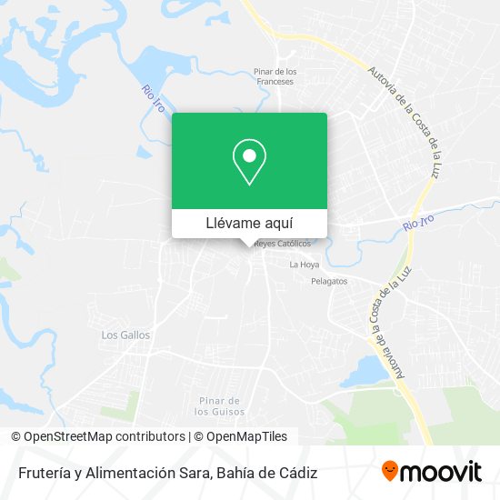 Mapa Frutería y Alimentación Sara
