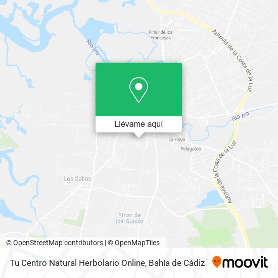 Mapa Tu Centro Natural Herbolario Online