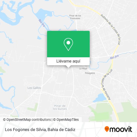 Mapa Los Fogones de Silvia