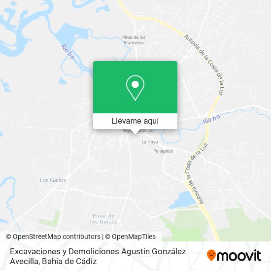 Mapa Excavaciones y Demoliciones Agustin González Avecilla