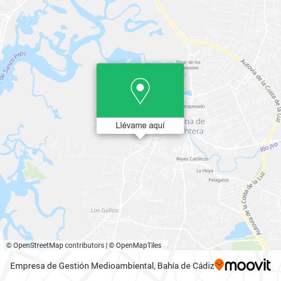 Mapa Empresa de Gestión Medioambiental