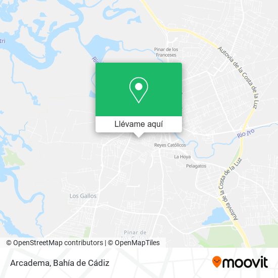 Mapa Arcadema