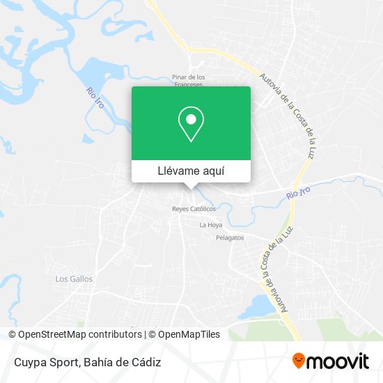 Mapa Cuypa Sport