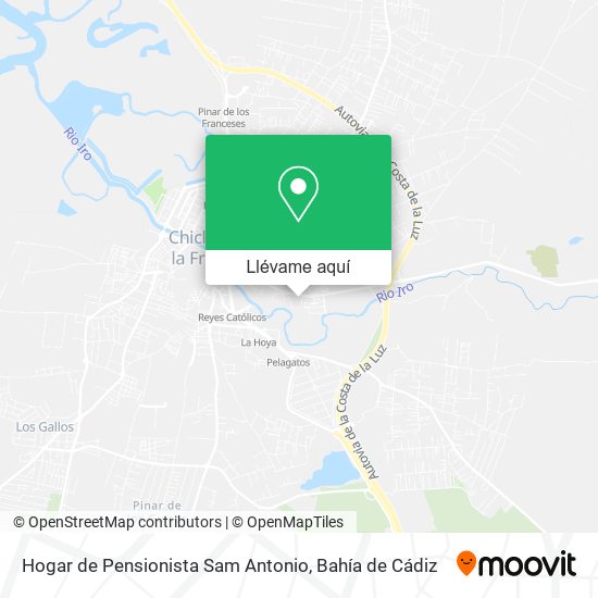 Mapa Hogar de Pensionista Sam Antonio