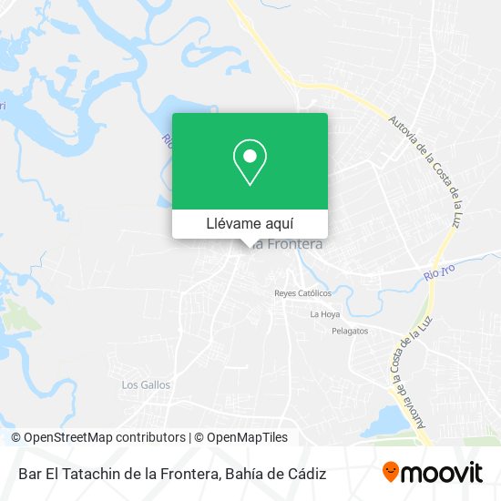 Mapa Bar El Tatachin de la Frontera