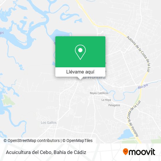 Mapa Acuicultura del Cebo