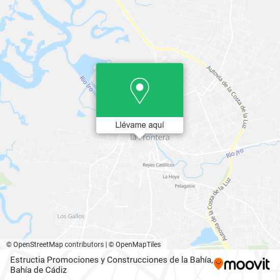 Mapa Estructia Promociones y Construcciones de la Bahía
