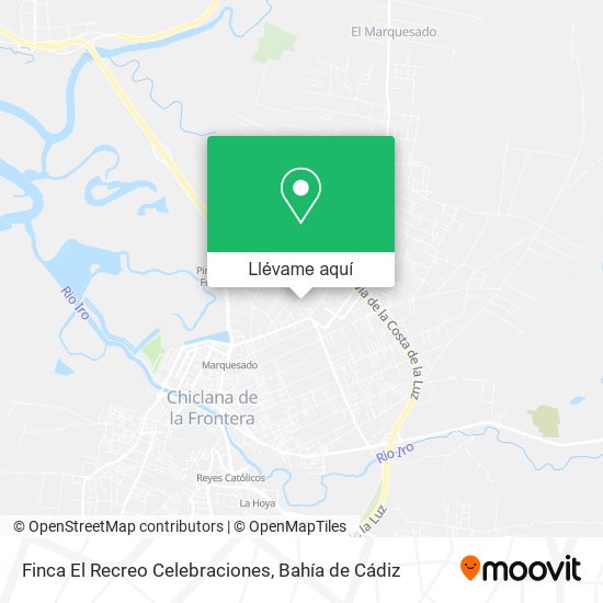 Mapa Finca El Recreo Celebraciones